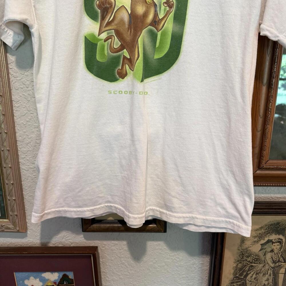 Vintage 2001 RARE Kids Scooby-Doo Cartoon Network Promo Shirt Size Kids Large - Picture 4 of 7